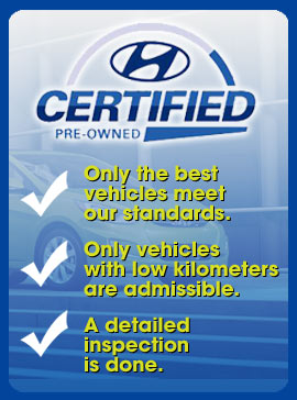 Certified pre-owned at Hyundai Châteauguay Certified